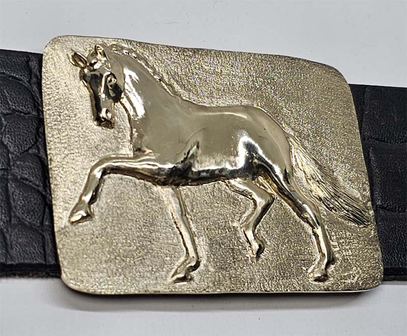 Dressage Horse Elegant Trot Buckle