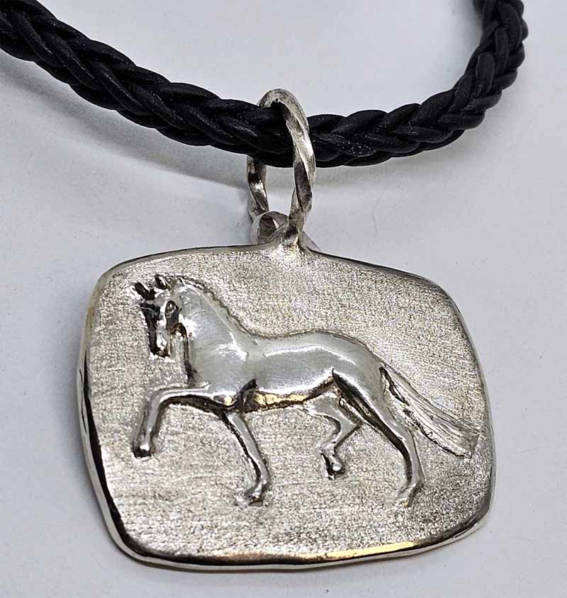 Fancy Trot Horse Medallion