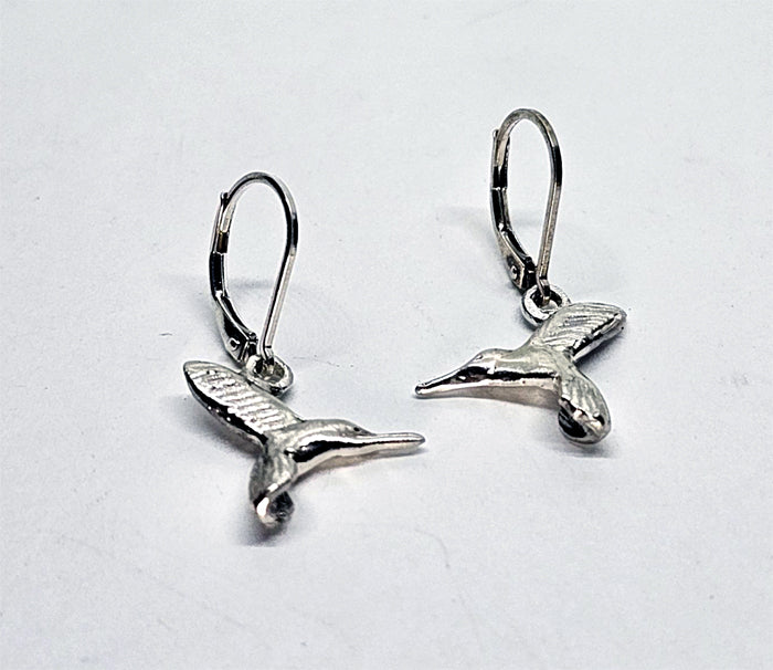 Humming Bird Lever Back Earring