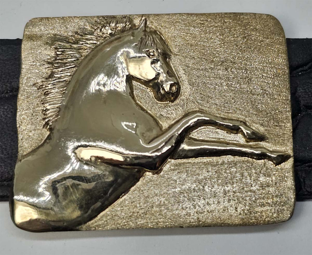 Mustang Horse Rearing Buckle