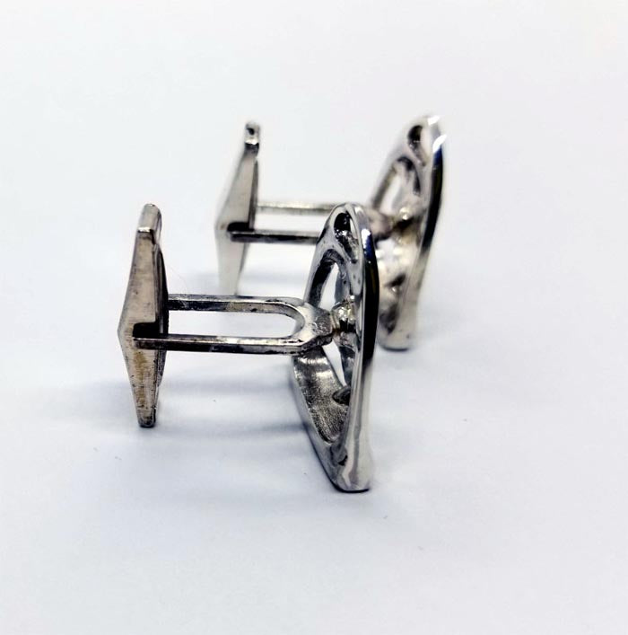 Stirrup with Fox Mask Cuff Links