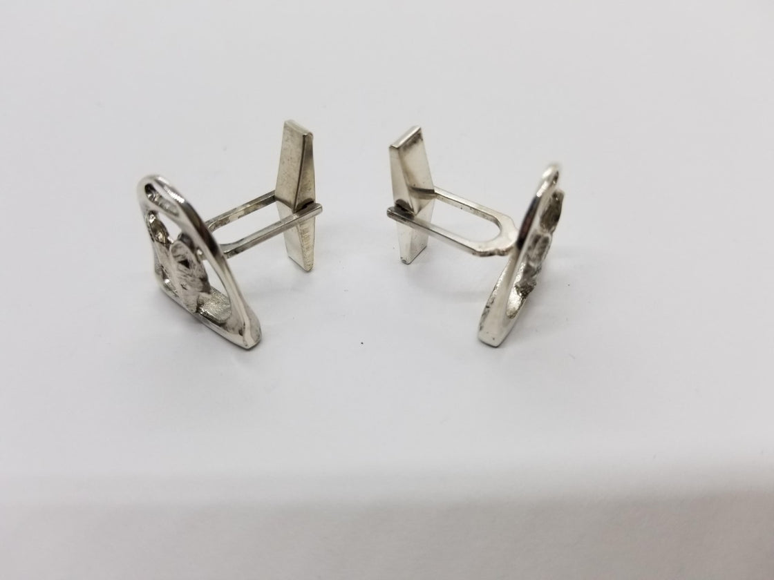 Stirrup with Fox Mask Cuff Links