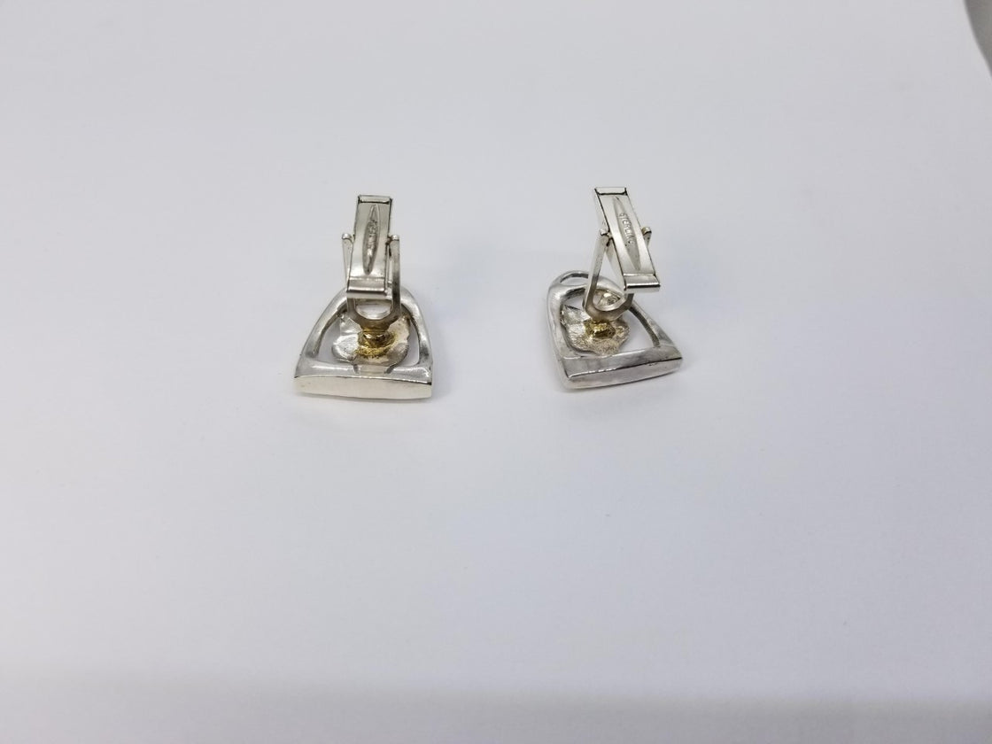 Stirrup with Fox Mask Cuff Links