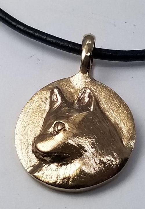 Cat Profile Pendant Medium