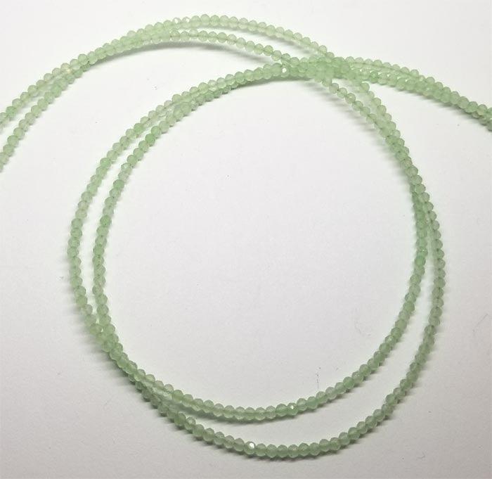 Chalcedony Gemstone 2 millimeter Necklace