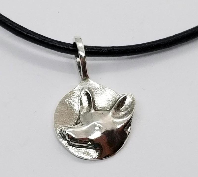 Corgi Dog Pendant Small Sterling