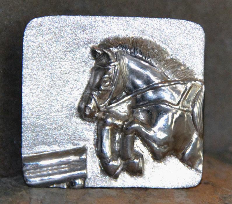 Cross Country Horse Jumping Buckle - Tempi Design Studio