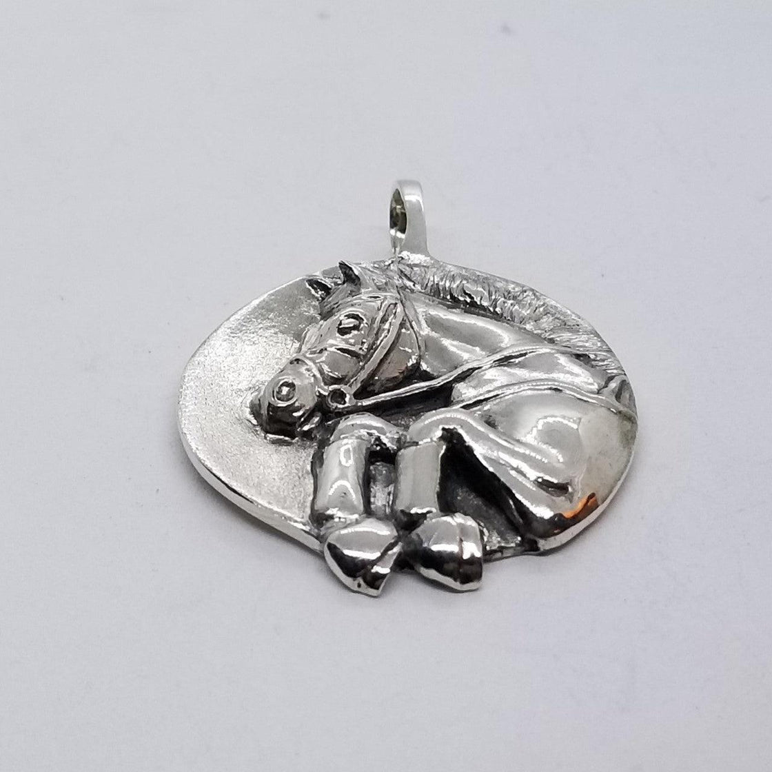 Cross Country Horse Pendant - Tempi Design Studio