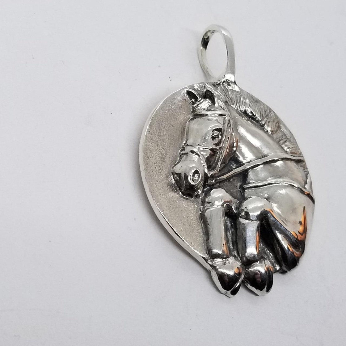 Cross Country Horse Pendant - Tempi Design Studio