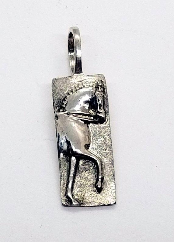 Dressage Horse at Trot Pendant Small - Tempi Design Studio