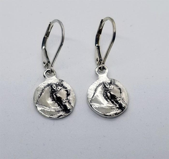 Driving Pony Petite Lever Back Earrings