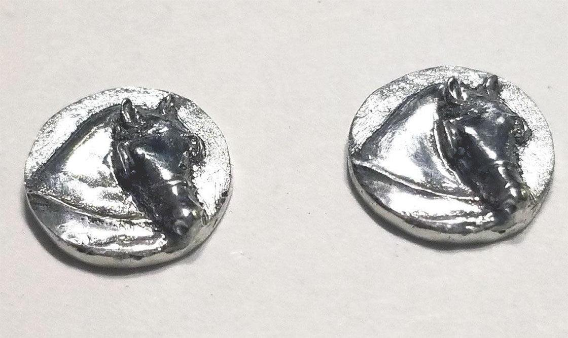 Driving Pony Small Lever Back Earrings - Tempi Design Studio