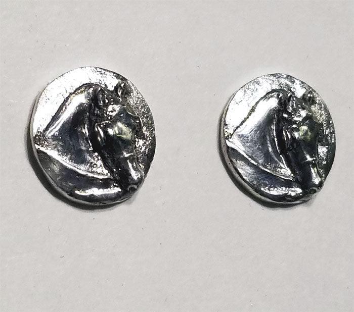 Driving Pony Small Lever Back Earrings - Tempi Design Studio