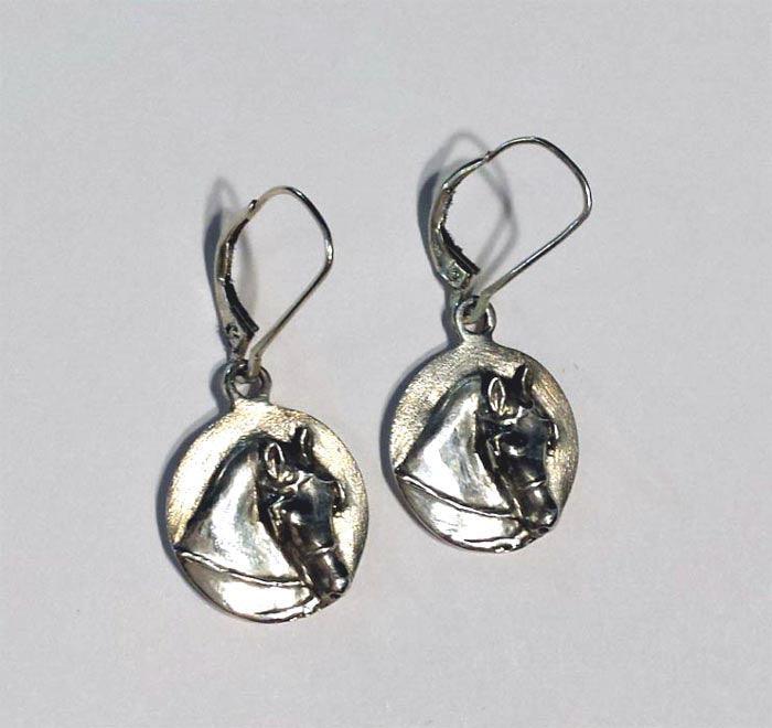 Driving Pony Small Lever Back Earrings - Tempi Design Studio