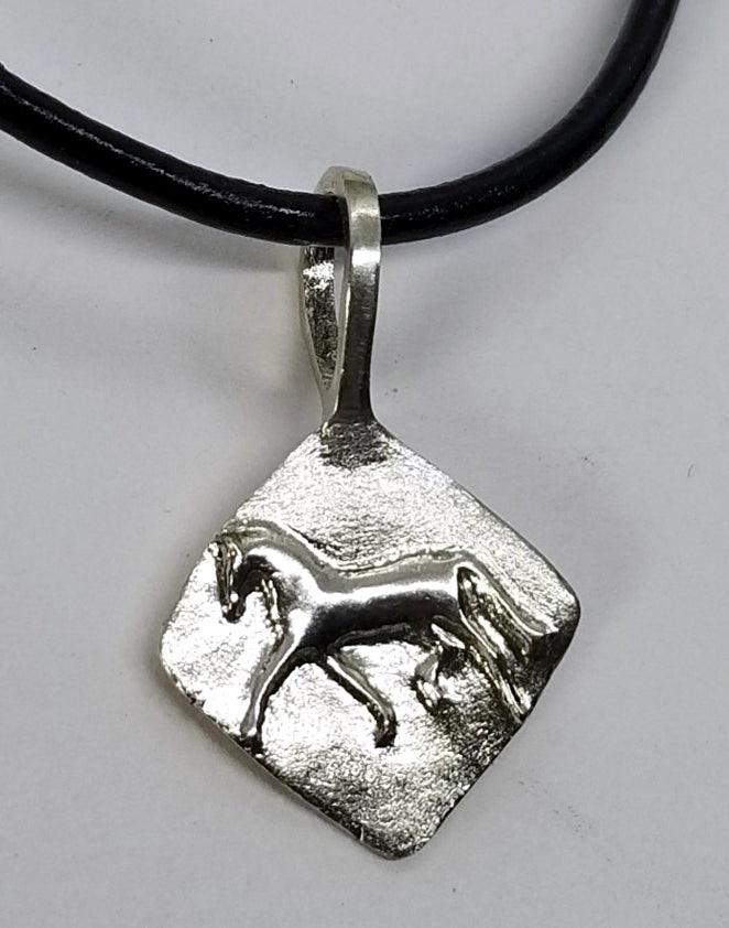 Extended Trot Horse  Pendant Small