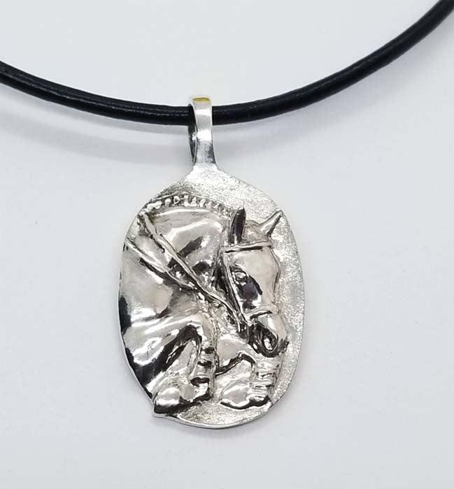 Fancy Hunter Jumper Pendant Medium or Small