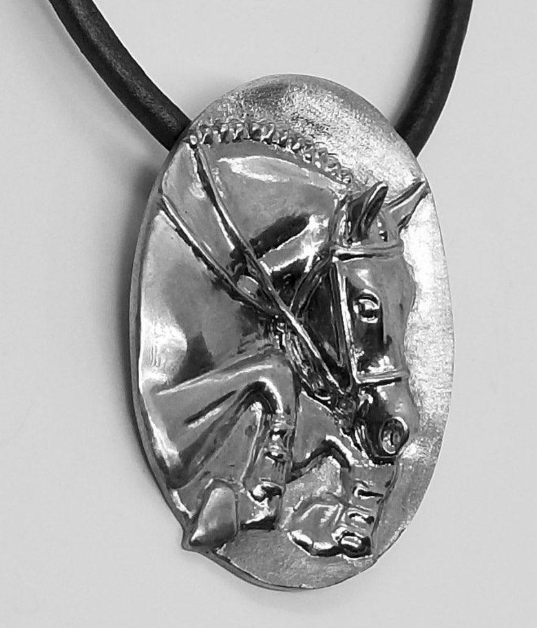 Fancy Hunter Jumper Slide/Brooch Large - Tempi Design Studio