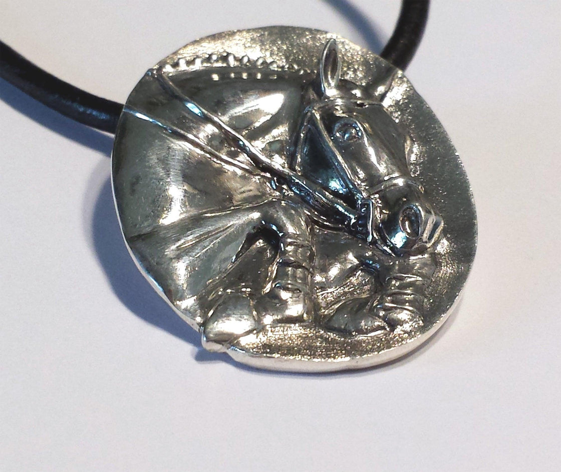 Fancy Hunter Jumper Slide/Brooch Large - Tempi Design Studio