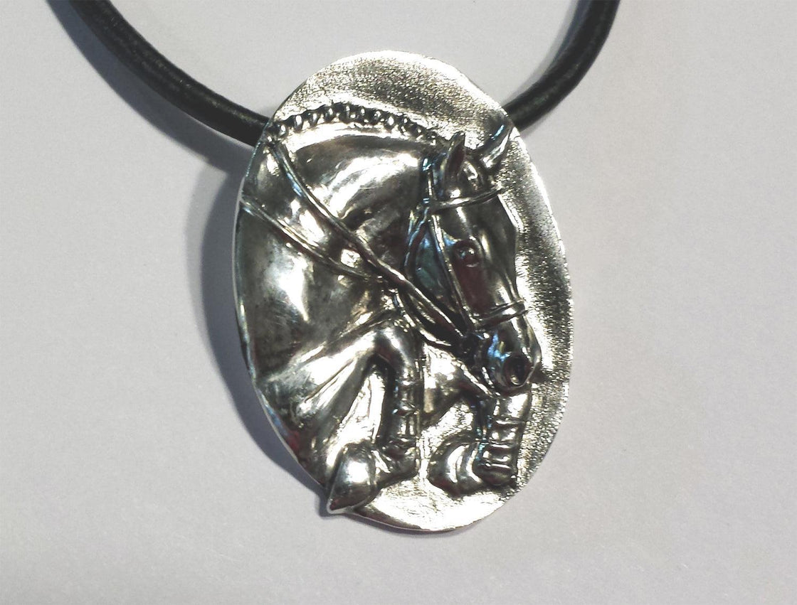 Fancy Hunter Jumper Slide/Brooch Large - Tempi Design Studio