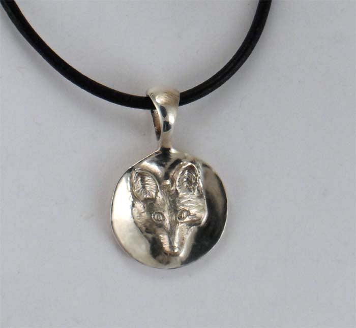 Fox Mask Medium Pendant - Tempi Design Studio