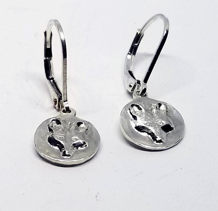 Fox Mask Petite Lever Back Earrings - Tempi Design Studio