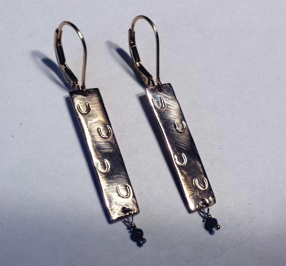 HoofBeats Lever Back Earrings - Tempi Design Studio