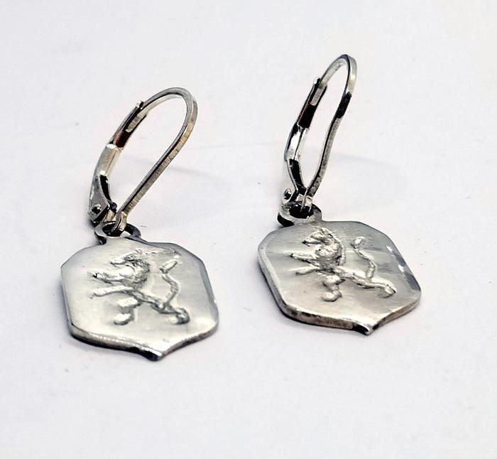 Horse Breed Logo Lever Back Earrings - Tempi Design Studio