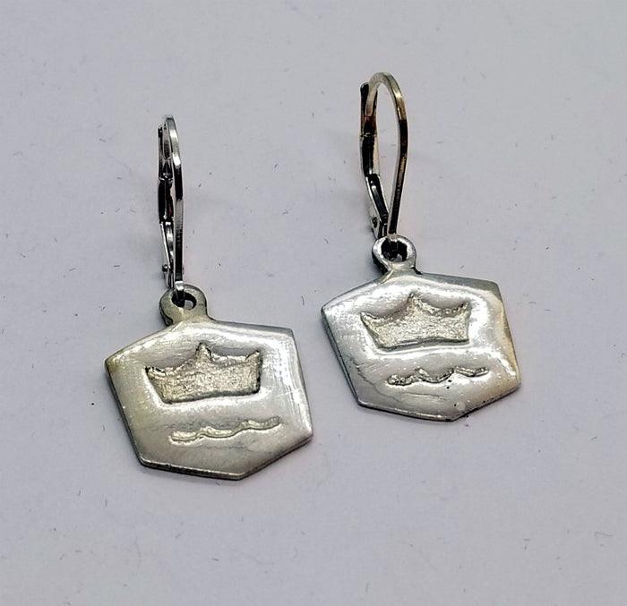 Horse Breed Logo Lever Back Earrings - Tempi Design Studio