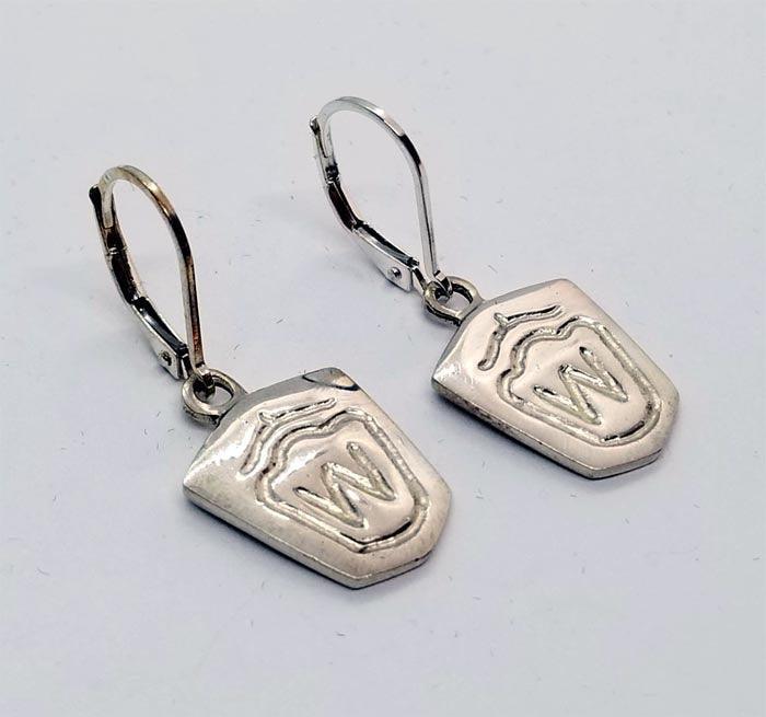 Horse Breed Logo Lever Back Earrings - Tempi Design Studio