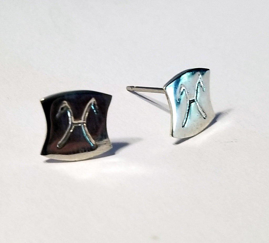 Horse Breed Logo Stud Earrings