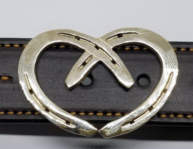 Horse Shoe Hearts Buckle Large