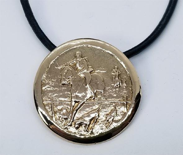 Hunt Scene Slide/Brooch