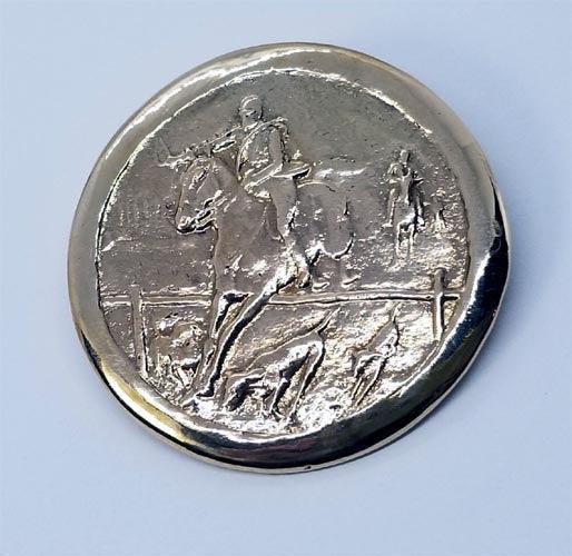 Hunt Scene Slide/Brooch - Tempi Design Studio