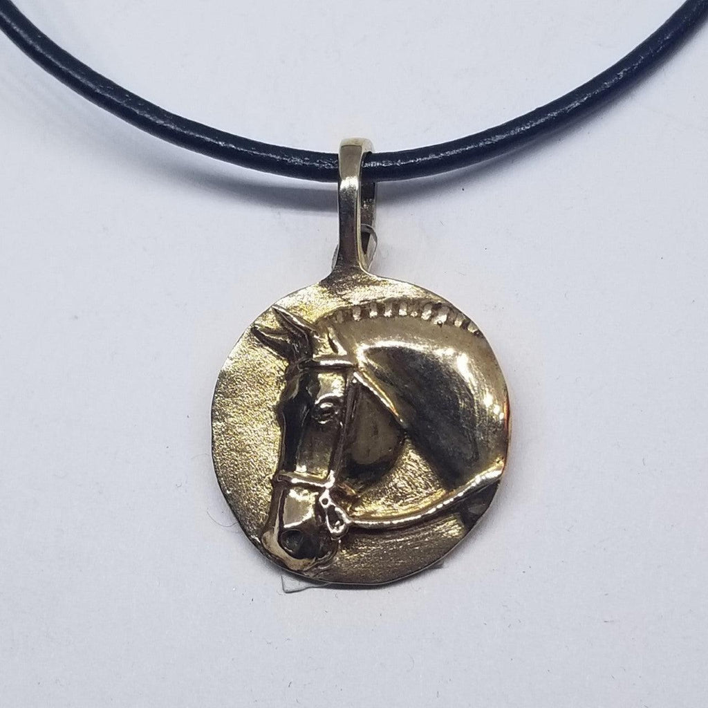 Hunter Horse Head Pendant Medium