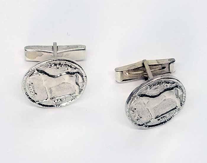 Irish Coin Cuff Link - Tempi Design Studio