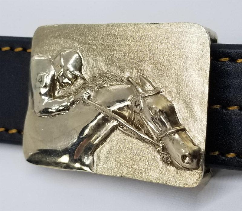 Jockey on a Racehorse Buckle - Tempi Design Studio