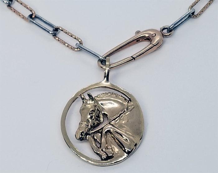 Jumper Horse on Circle Medallion - Tempi Design Studio