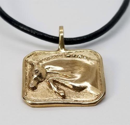 Jumper Profile Medium Pendant Squared - Tempi Design Studio