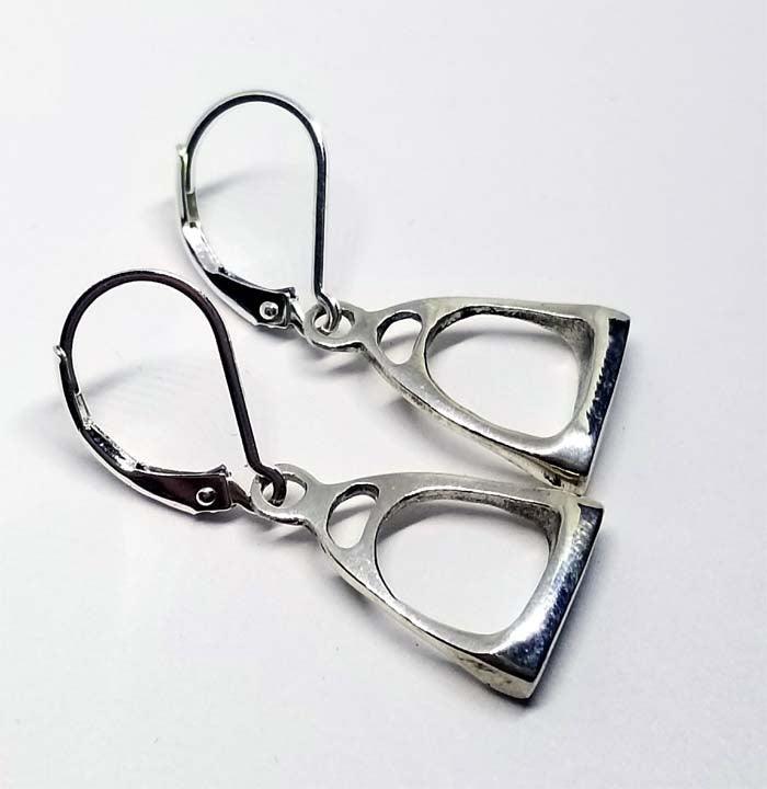 Large Stirrup  Earrings