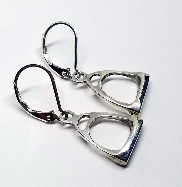 Large Stirrup  Earrings - Tempi Design Studio