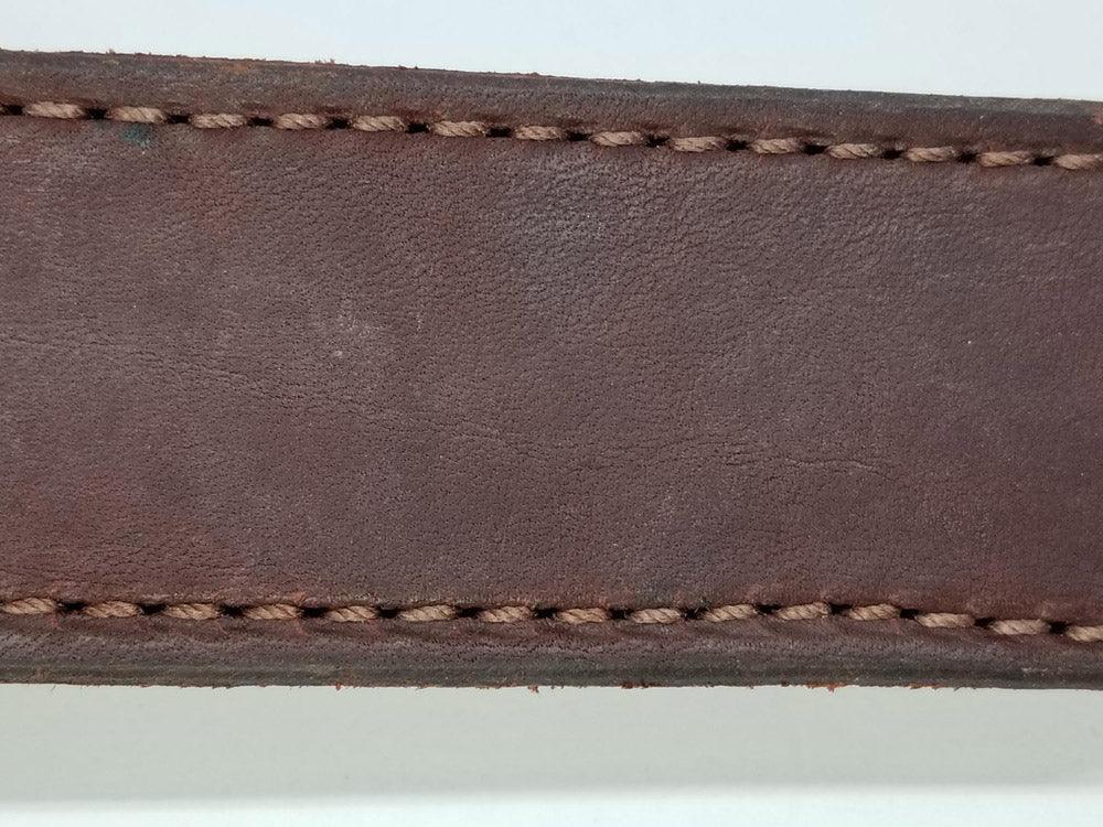 Leather Belts with 2 row stitching - Tempi Design Studio