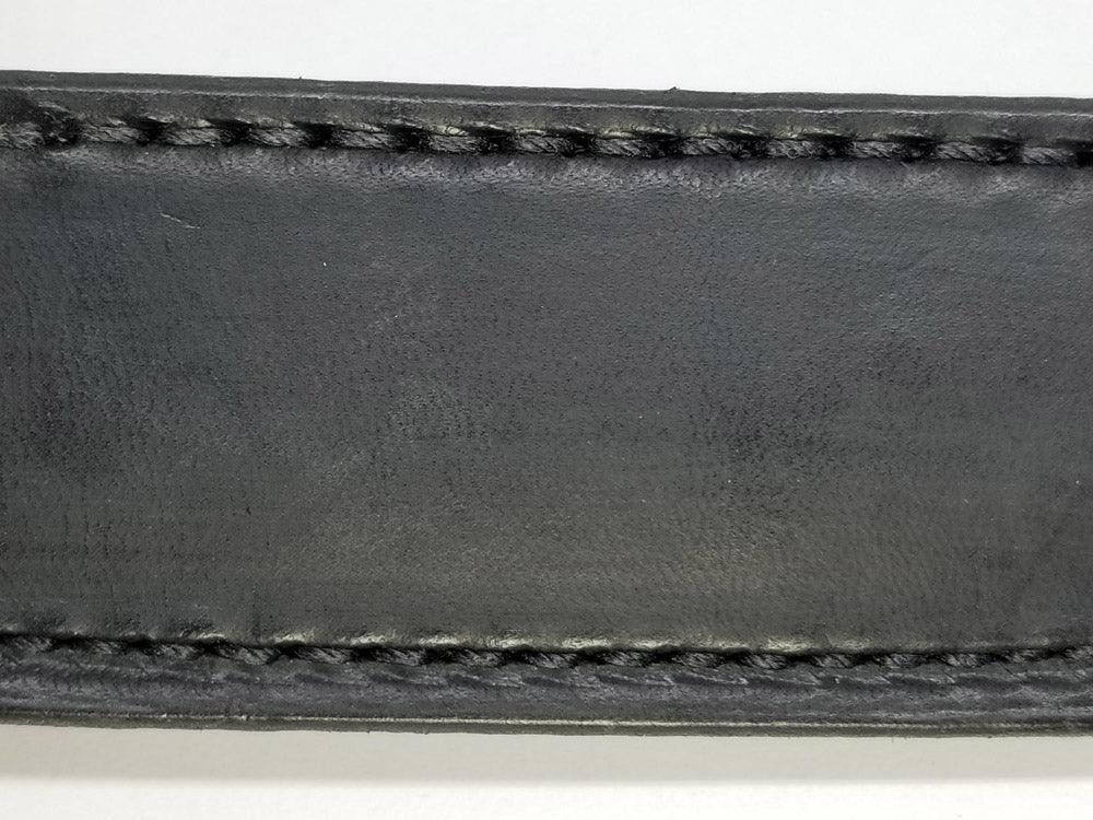 Leather Belts with 2 row stitching - Tempi Design Studio