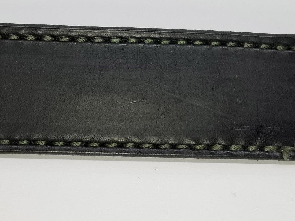 Leather Belts with 2 row stitching - Tempi Design Studio