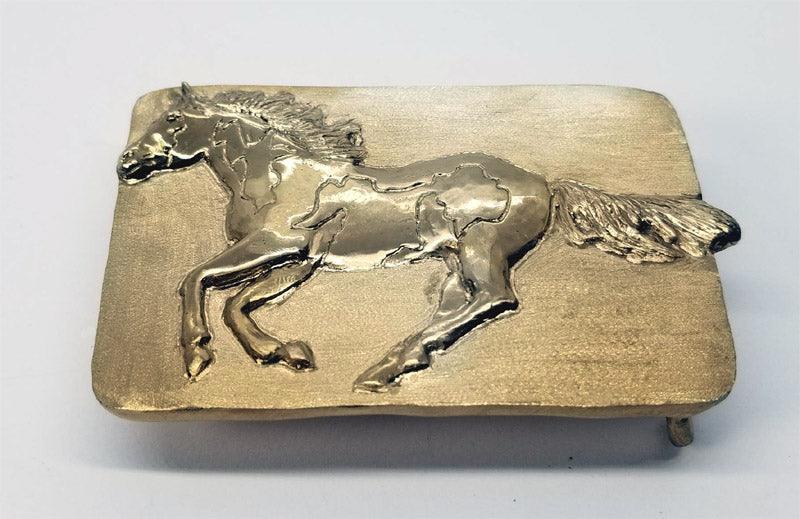 Paint Horse Galloping Buckle - Tempi Design Studio