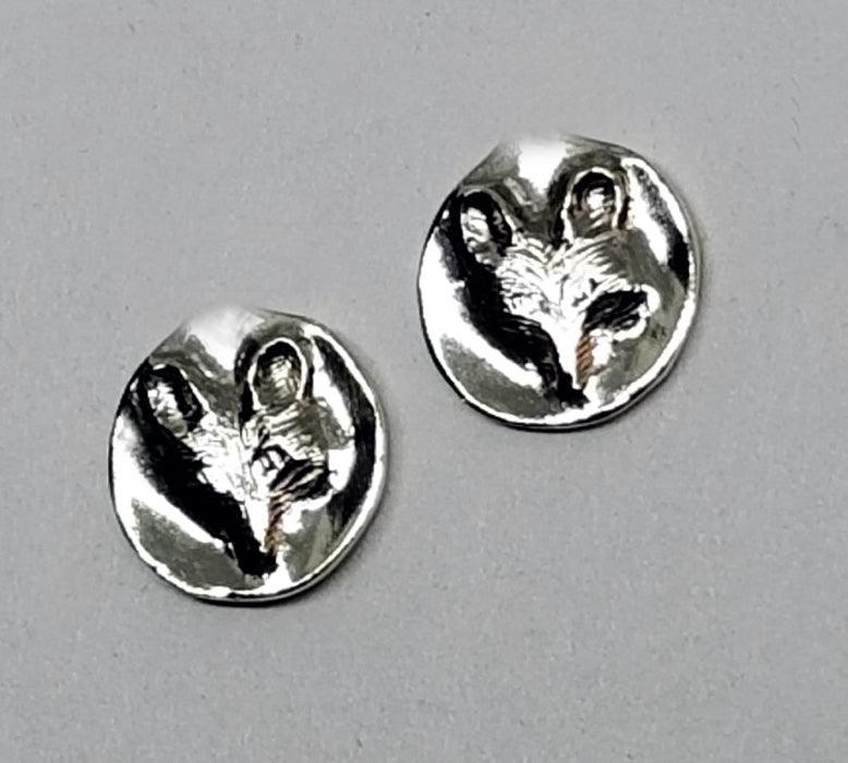 Petite Fox Mask Stud Earring