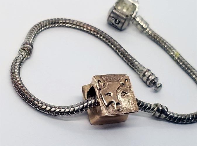 Phantom Fox Pandora type Bead - Tempi Design Studio