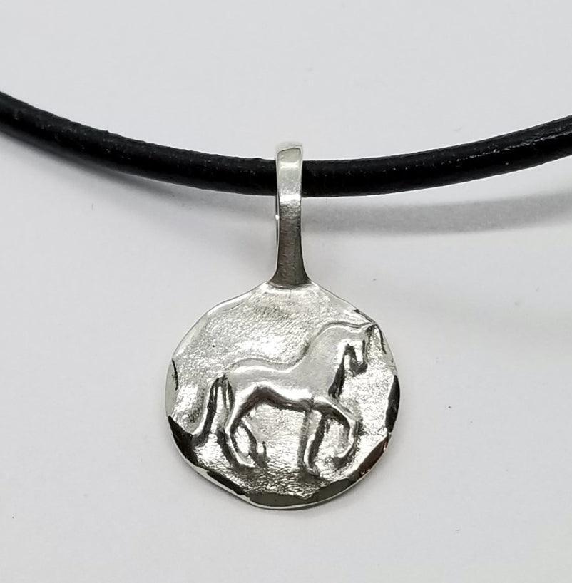 Piaffe Horse Pendant Small