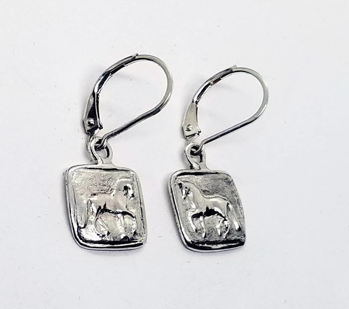 Piaffe Squared or Round Earring Leverbacks