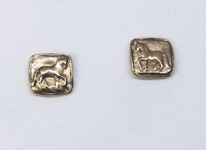 Piaffe Squared Petite OR Petite Round Stud Earring - Tempi Design Studio