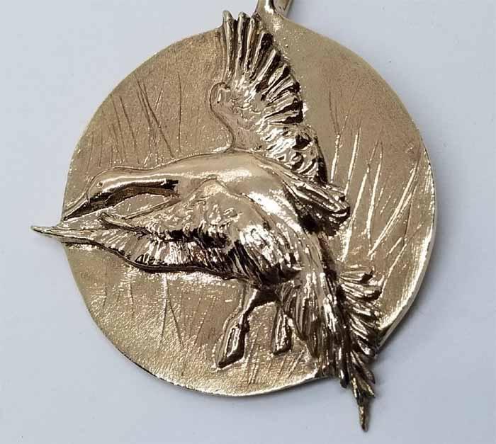 Pintail Duck Medallion - Tempi Design Studio